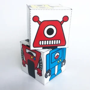 6 opções de blocos de Robôs 3D🤖